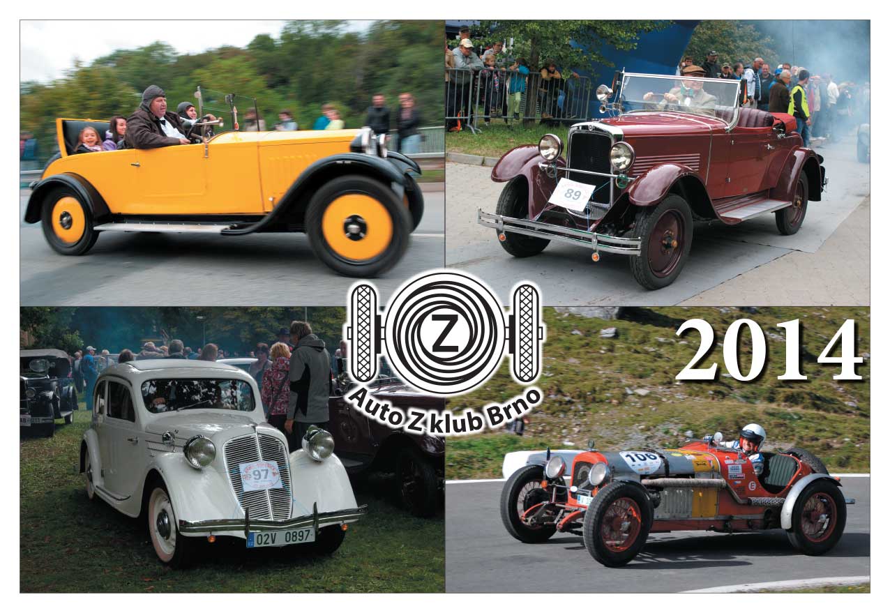 Kalendář Auto Z klubu Brno na sezónu 2014