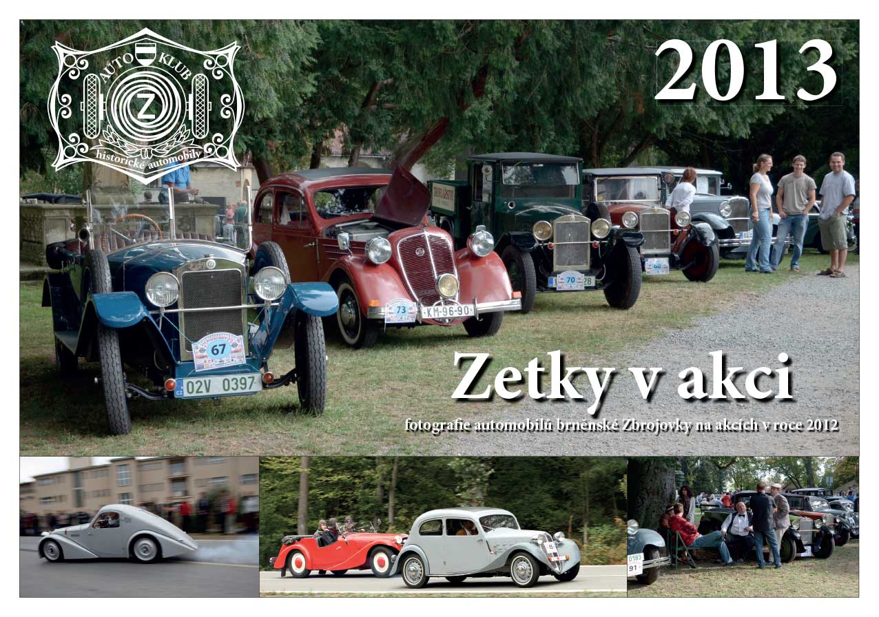 Kalendář Auto Z klubu Brno na sezónu 2013