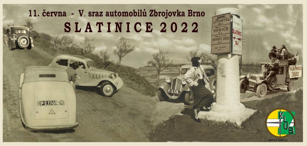 V. sraz automobilů Zbrojovka Brno – SLATINICE 2022